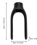 Electric Scooter Front Fork Cover ABS Protective Front End Shell 10x15cm Dustproof And Water Resistant Replacement Part For Mi 4 Pro