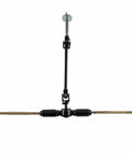 44 Inch Rear Live Axle Kit With 22x10-10 Wheels, 428 Chain Drive, Brake, And Steering System For DIY Go Karts front view