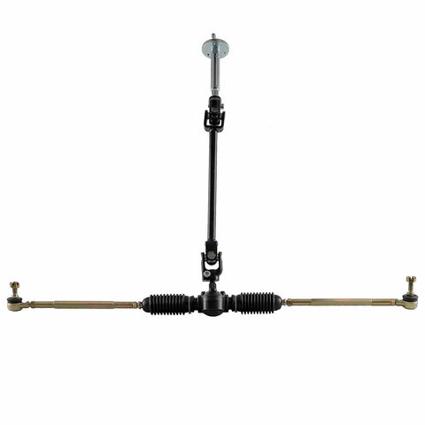 44 Inch Rear Live Axle Kit With 22x10-10 Wheels, 428 Chain Drive, Brake, And Steering System For DIY Go Karts front view