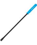 Beefy 25 Inch Pry Bar With Curved Half Inch Head 18 Inch Shank Molded Textured Grip Made In USA Crowbar For Demolition Lifting And Prying Maximum Leverage For Big Jobs