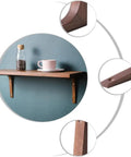 Rock Solid Heavy Duty Corner Bracket With L Angle Shelving Support For Wall Mounted Storage Shelves Durable Iron Joint Clamp Set No Sweat DIY Weekend Warrior Upgrade on a wall with a coffee cup.