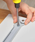 Using the Slotted Phillips Screwdriver Bit Set With Holder 12 Piece 3 Inch Bits Magnetic Drill Bit Set on a screw in a garage project.