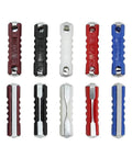 European Torpedo Type Car Fuses For Classic Rides Old School Electrical Protection 5A 8A 16A 25A 40A Pack Of 200 Ultra Burn Resistant Plastic And Metal Fuse Links For Vintage Wiring arranged in a row