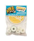 Skateboard Truck Bushings Set 92A White For Most Standard Trucks Includes Upper And Lower Bushings Pivot Cups And Washers