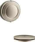 PureFlo Cable Bath Drain Trim With Classic Rotary Turn Handle In Vibrant Brushed Bronze Finish Easy To Remove For Updates