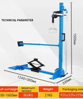 Beefy 1763 Lb Car Dent Puller Tool for doors, wheel arches, and body repairs showing technical parameters and dimensions.