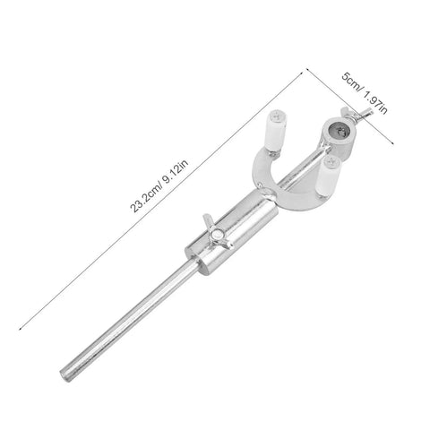 Close-up of DIY Auto Body Dent Repair Kit Wheel Arch Marker and Iron Tool for Sheet Metal Restoration, dimensions visible