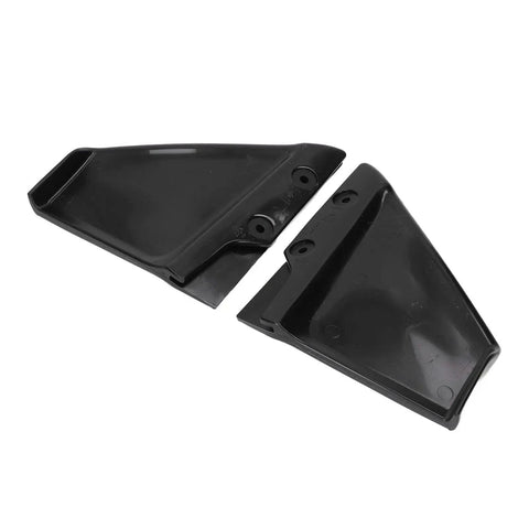 Pro Grade Hydrofoil Stabilizer Fin Set For Outboard Motors 4 To 50HP ABS Plastic Black Durable 2 Pack angled view