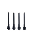 Replace Worn Needles With These Tough As Nails Stylus Tips Designed For Air Scribe Pneumatic Engraving Pens Includes 4 Heavy Duty Replacements, showing four carbide stylus tips for engraving.