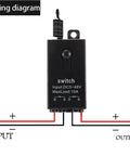 Dope 12V Wireless Remote Relay Switch With 328ft Long Range, DC 12V 24V 48V 10A Receiver For Car, Motors, Lamps, LEDs And Fans, Easy Install, Compact Mini Relay That Works Through Walls And Doors, wiring diagram, 10A DC switch