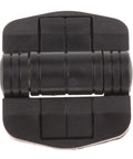 Top view of Position Control Butt Hinge for Cabinet Doors Marine Nylon Construction with Stainless Tube Black Finish 150 Degree Opening