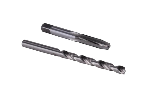 Five Sixteenth Twenty Four Inch Tap And Drill Set With Plug Style Tap For Easy Start And Precise Thread Cutting Built Heavy Duty