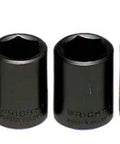 Half Inch Drive Sixteen Piece Six Point Impact Socket Set 10mm To 27mm Beefy Heavy Duty Chrome Vanadium Steel displayed linearly