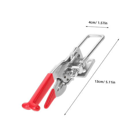 Heavy Duty Rubber T Handle Draw Latches with Flexible Grip for Hood Locking and High Load Capacity Great for Cars and Outdoor Use