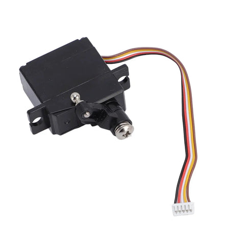 Tight Steering Swap Servo For 1 18 Scale RC Builds With Super Quiet Running And Straight Up Reliable Wiring Upgraded Five Pin Design, showcased with 5 pin connector.