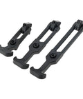 Heavy Duty Rubber Flexible T Handle Draw Latch Lock Buckle For Toolboxes Farm Machinery Cart Storage 221mm Length durable multi-angle view.
