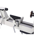 Top Shelf Benchtop Wood Lathe Machine with adjustable tailstock and tool rest for precision woodturning projects.