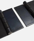Top Tier Slide Latch Barrel Bolt Heavy Duty Steel Latch For Metal Gates Doors And Fences with two robust black steel hinges.