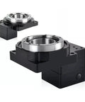 High Precision R Axis Rotation Stage With Five To One Reducer showcasing cross roller bearings and robust design for CNC applications.