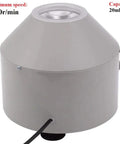 Pro Grade Benchtop Centrifuge For Lab And Medical Use With Timer And Speed Control 4000 RPM Workhorse 20 Ml Tubes Six Capacity 110V Power Compact Low Speed Lab Gear, gray benchtop centrifuge