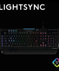 The Beast Mode Full Size Mechanical Gaming Keyboard Delivering Snappy Keystrokes With Dynamic Rainbow Backlight displayed on black background.