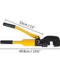 13 Ton Hydraulic Rebar Cutter, Boss Level Manual Steel Bolt Cutting Tool, 4-22mm Capacity, Handheld and Durable for Construction Projects, Easy To Use, Fast, Smooth Cuts, Built To Last, 49.8cm size