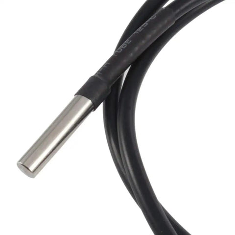 5 Pack DS18B20 Temperature Sensor Probes Waterproof Stainless Steel 1 Meter Cable For Arduino Raspberry Pi And DIY Hobbyists One Wire Digital Temperature Sensor With 3V To 5V Power And Optional 4K7 Resistor