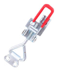 Adjustable Quick Release Toggle Latch Clamp for Toolboxes and Cabinets Zinc Plated Iron Pull Latch with Lock Hole Small Horizontal Draw