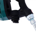 Detail of Heavy Duty 1 Inch Air Impact Wrench with Auxiliary Handle, showing the drive and connection for air hose.