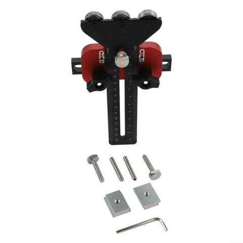Precision Thin Ripping Guide Jig With Cool 3-Pulley System For Super Tight Cuts And Kickback Defense On Table Saws, Jointers, And Band Saws To Keep Your Hands Safe While You Work with three pulleys and accessories.