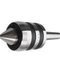 2MT 60 Degree Live Center For Lathe Wood And Metal CNC Work, Beefy Tailstock Center With 5000 RPM, 600 Lbs Max Load, Ultra Precision Runout