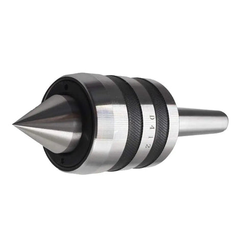 2MT 60 Degree Live Center For Lathe Wood And Metal CNC Work, Beefy Tailstock Center With 5000 RPM, 600 Lbs Max Load, Ultra Precision Runout