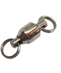 7LB Ball Bearing Swivel Fishing Gear With Stainless Steel Split Ring Connectors For Saltwater 50 Pack Corrosion Resistant Copper Body Easy Clip And Spin Action Heavy Duty Tackle For Smooth Casts And Tangle Free Lines, copper swivel with stainless steel rings