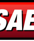 Sale badge graphic; red rounded rectangle with bold white SALE letters.