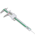 Mingzhe Digital Caliper 6in, IP54 Splashproof, Stainless Steel showing measurement display and ruler features.