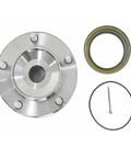 Front Left Driver Side And Front Right Passenger Side Beefed Up Wheel Hub And Bearing Assembly For Toyota Sequoia 4WD 2008 2021 And Tundra 2007 2021 With Tapered Roller Bearing 950 002 4110447 111 6265 538 50230 including hub, seal, and gasket