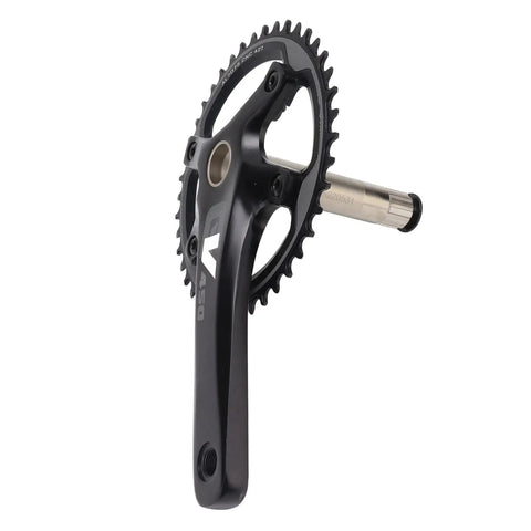 Road Bike Crank Set 42T Hollow Integrated Crankset CNC Milled Aluminum Alloy Anodized Finish Replacement For 10 And 11 Speed Systems