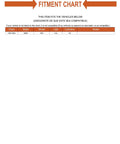 Fitment chart listing compatible BMW E39 540i models for Drop In Dual Mass Flywheel With Bolts.