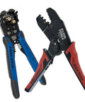Pro-Grade Wire Stripper And Ratcheting Crimper Kit For Insulated Terminals, 2-piece automatic stripper and crimper tool set