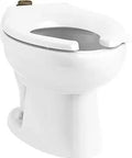 Juvenile Toilet White With Elongated Bowl And Standard Height Top Spud One And A Half Inch Fully Glazed Trapway Efficient Kids