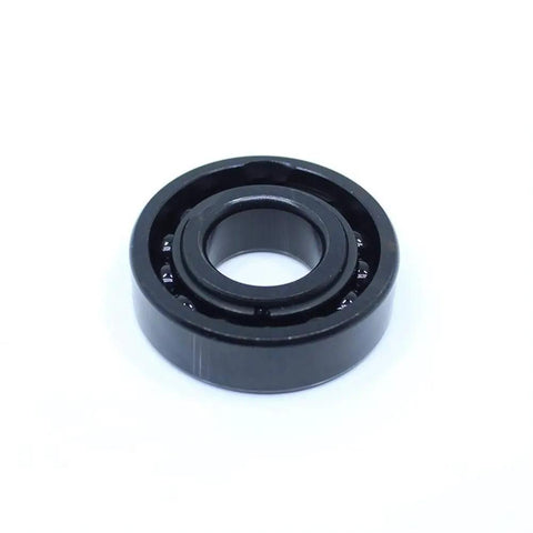 Two Pack 6307 High Temperature Full Ball Bearings Rated 35X80X21 Millimeter showing a black bearing designed for extreme heat.