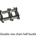 Rock Solid 20 Pack Double Rows Roller Chain Connectors For 06B-2 Through 20A-2, double-row chain half buckle for easy installation.