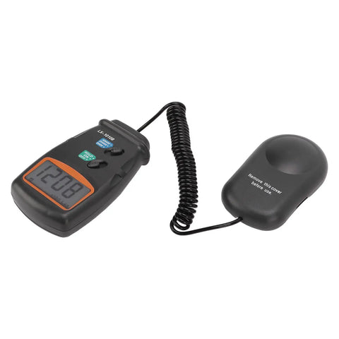 Get Your Lighting Right With A Flexible Illuminance Meter For Office, School, And Factory, 0 To 50000 Lux Range In 3 Gear Modes, Snappy 0.4 Second Sampling, Low Power, Durable ABS Body For Accurate Real Time Light Readings. LX1010B digital light meter with probe and cover