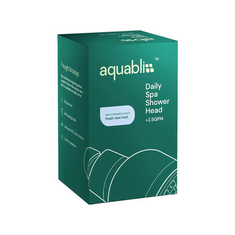 Packaging of TurboSpa 3 Inch High Pressure Shower Head With 42 Nozzles Ultra Wide Spray High Flow For Instant Spa Like Power No Dry Spots