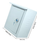 Tough As Nails Outdoor Waterproof Junction Box For Low Voltage Circuits, 250x300x160mm enclosure with lock, side view.