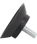 Side view of rubber furniture foot with screw, part of 4 Pack Rubber Furniture Feet With Screws And Suction Cup Pads, No Slip Floor Protectors.