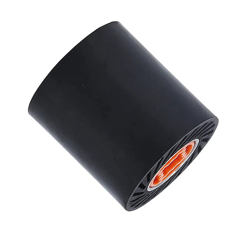 Rubber Aluminum Core Polishing Wheel For Wire Drawing Machine with black rubber surface, ideal for high strength burnishing tasks.