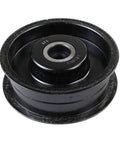 Upgrade Your Benz With This Durable Drive Belt Idler Pulley Lower For Sl550 Ml550 Gl450 And Sprinter, black metal pulley with center bearing.
