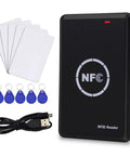 RFID And NFC Duplicator Kit For Easy Card Cloning With 125KHz Key Fob Copier And 13.56MHz Encrypted Programmer, USB Interface