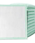 Hella Absorbent Disposable Chux Underpads 100 Pack 30X36 Inch triple layer bed pads stacked and one pad displayed.